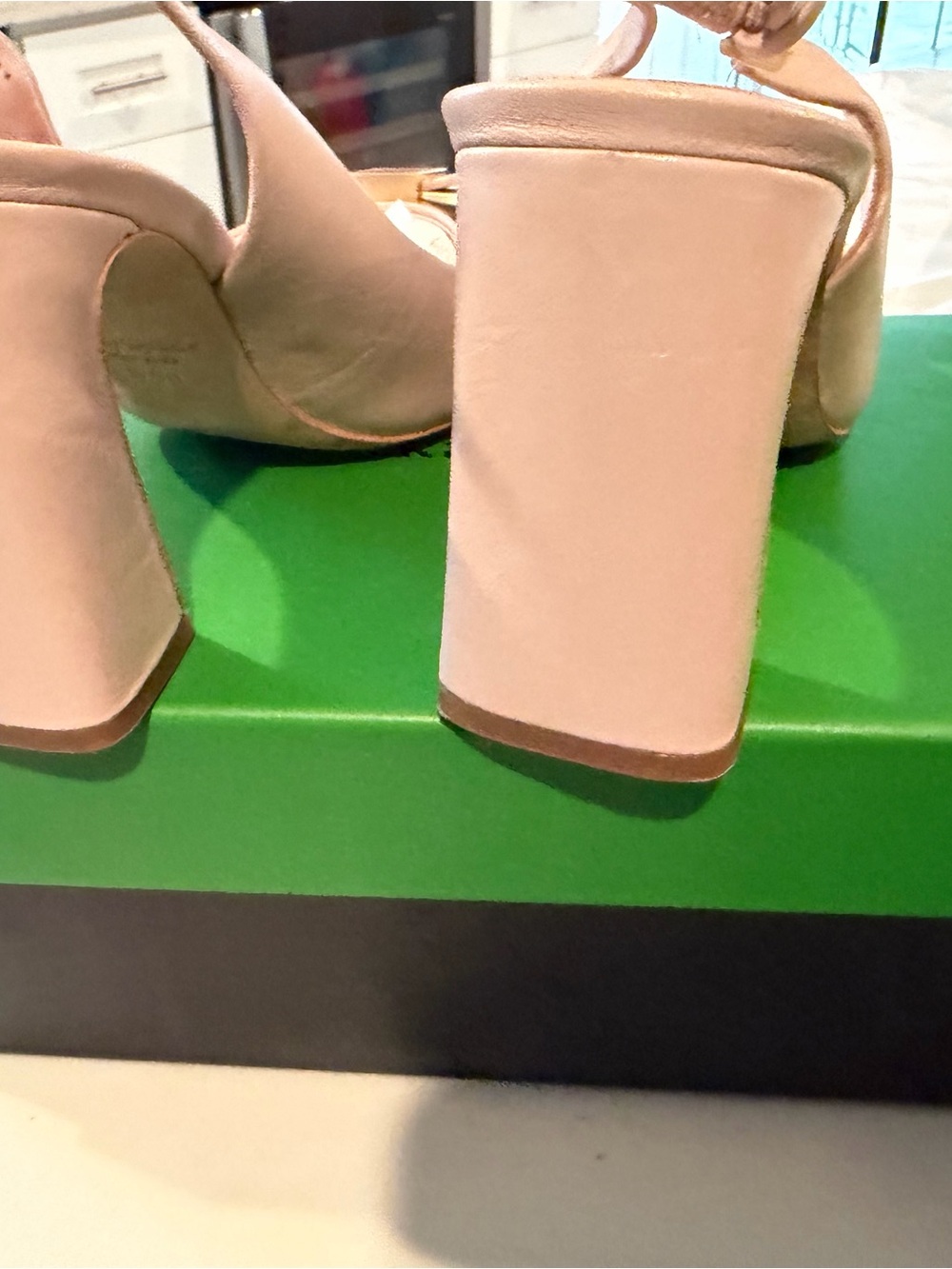 kate spade Blush Pink Bow Slingback Pointed-Toe Heels - Picture 6 of 7